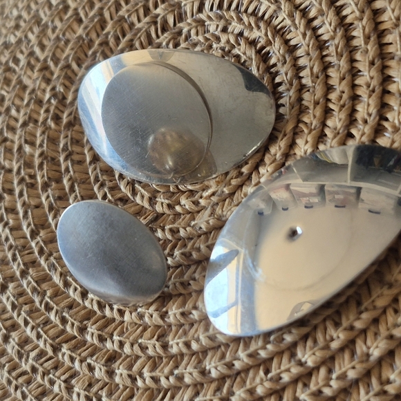925 Sterling Silver BIRKS 2 IN ONE EARRINGS - Picture 6 of 16